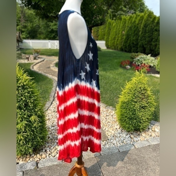 Red white and blue flag dress - Picture 7 of 12